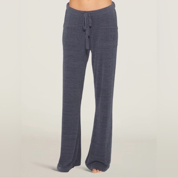 Barefoot Dreams Cozy Chic Ultra Lite Pants, Pacific Blue, Lounge Casual Soft PJs - Picture 1 of 5